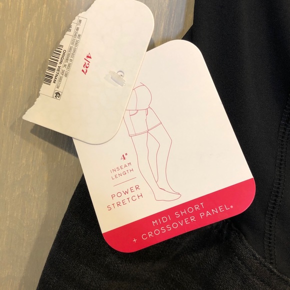 NWT Isabel Maternity Midi Short Crossover Panel - Picture 7 of 11